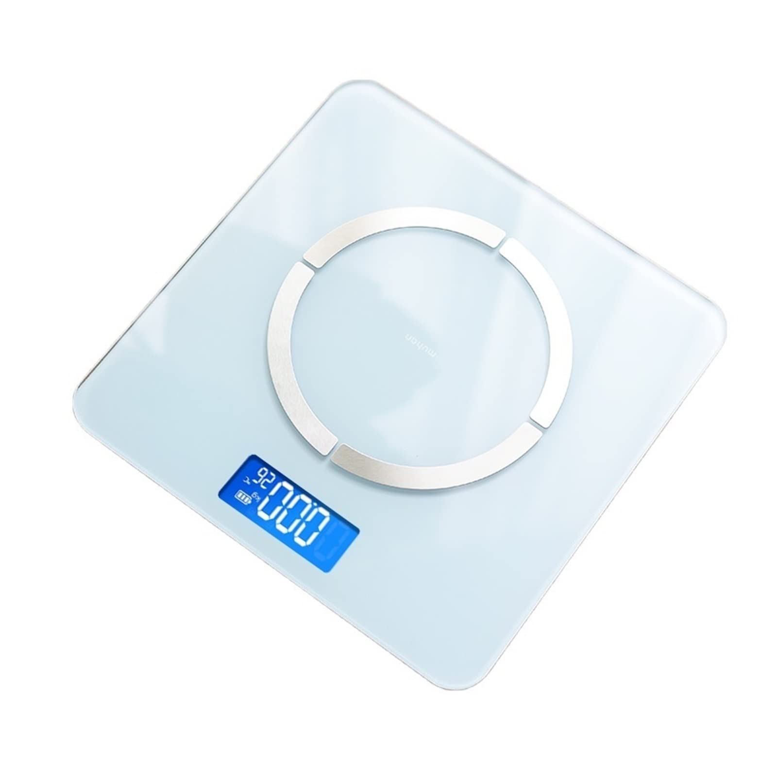 Básculas De Baño Inteligentes Báscula Peso Digital Inalámbrica Equilibrio Agua Y Grasa Corporal Analizador Composición IMC Conectar Teléfono Inteligente Bluetooth Preciso FáCil De Leer(White)