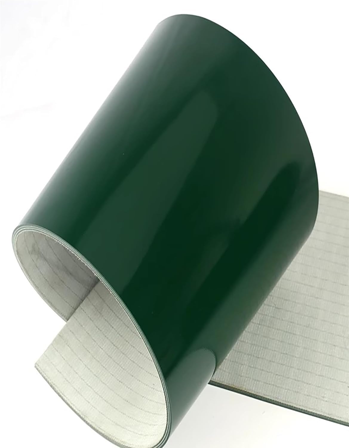 Industrielle Verwendung Grünes industrielles, hin- und hergehendes geneigtes Förderband aus PVC, geeignet for effizienten Materialtransport(10x150x0.2cm)