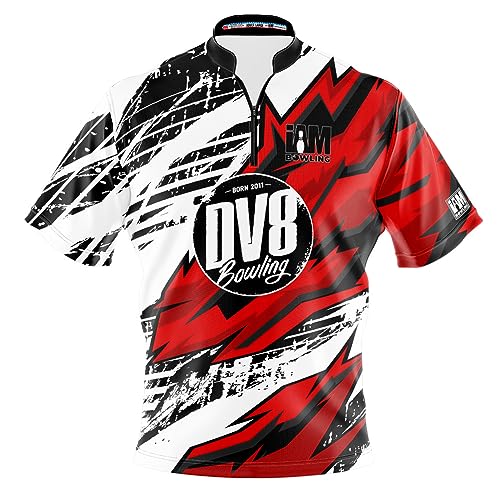 Logo Infusion Dye-Sublimated Bowling Jersey (Sash Collar) - I AM Bowling Fun Design 2009-DV8 - DV8 (Men's XL) Multicolored