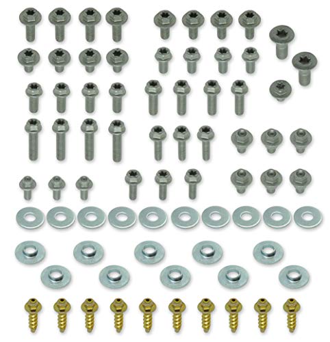 76pc SPECBOLT Body Bolt KIT for Plastics seat fenders Fork Guards shrouds & subframe. Fits KTM & Husqvarna 65 80 85 125 150 200 250 350 400 450 500 520 525 SX SX-F XC XC-F XC-W XCF-W EX EXC EXC-F