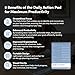 BestSelf Co. Daily Action Pad 60 Sheets – 120 GSM Paper, Ring-Bound Work Planner & To-Do List Notepad | Daily Planner for Productivity | Hourly Schedule, Task Checklist & Tomorrow’s Plan