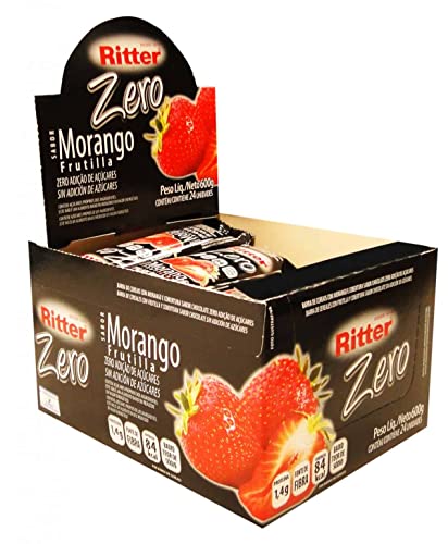 Barra Cereal Zero Acuc Mor/Choc 25G 24Un Ritter