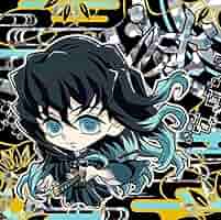 鬼滅の刃　にふぉるめーしょん　ディフォルメシール　ウエハース　極レア　時透無一郎 51IrAK0n5HL._AC_SY200_QL15_.jpg