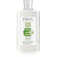 Omia - Dermo Bagno Eco Bio con Aloe Vera del Salento, Bagnoschiuma Delicato e Rinfrescante
