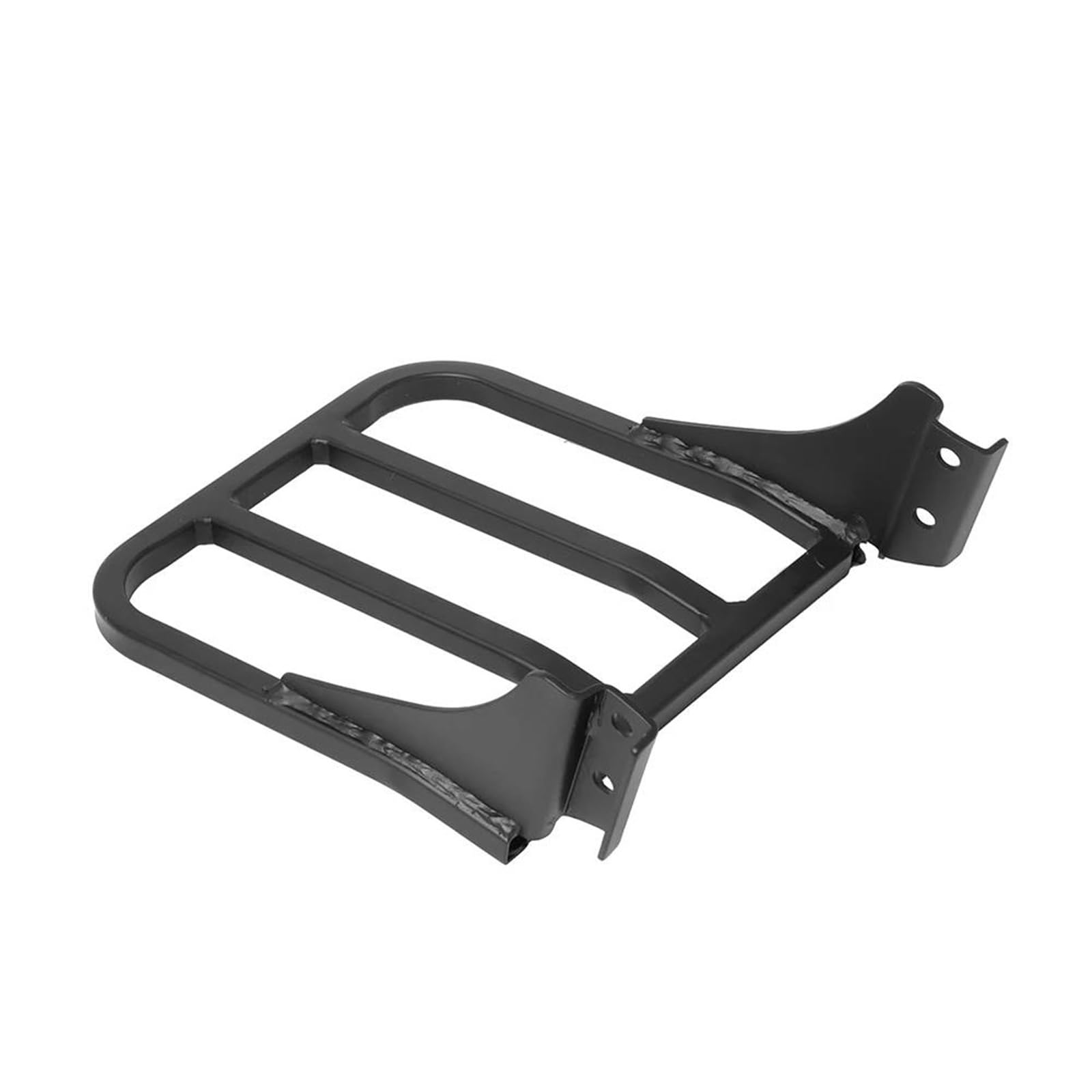 Portaequipajes con Respaldo De Barra Sissy para Motocicleta para Harley Sportster XL883 2004-2017 Dyna Street Bob Low Rider 2006-17 Softail 84-05 Rejillas portaequipaje(Negro)