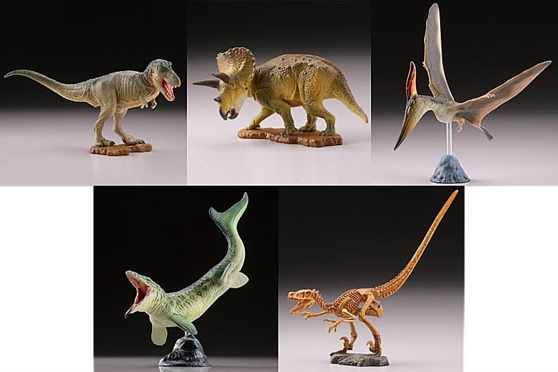 Amazon | カプセルQ 恐竜発掘記 白亜紀 最強恐竜の時代 [全5種セット