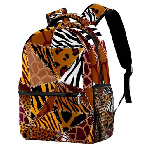 Sac à dos de voyage décontracté multicolore grand volume 29.4x20x40cm