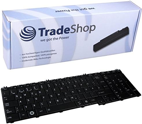 Trade-Shop Laptop-Tastatur Deutsch Für Toshiba Satellite Pro - QWERTZ Layout