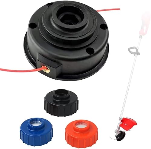 Miniatura 5 de GRABOTE 309562008 Cabezal de recortadora con perilla para Ryobi RY15522 RY15523 Accesorio de recortadora de alcance extendido