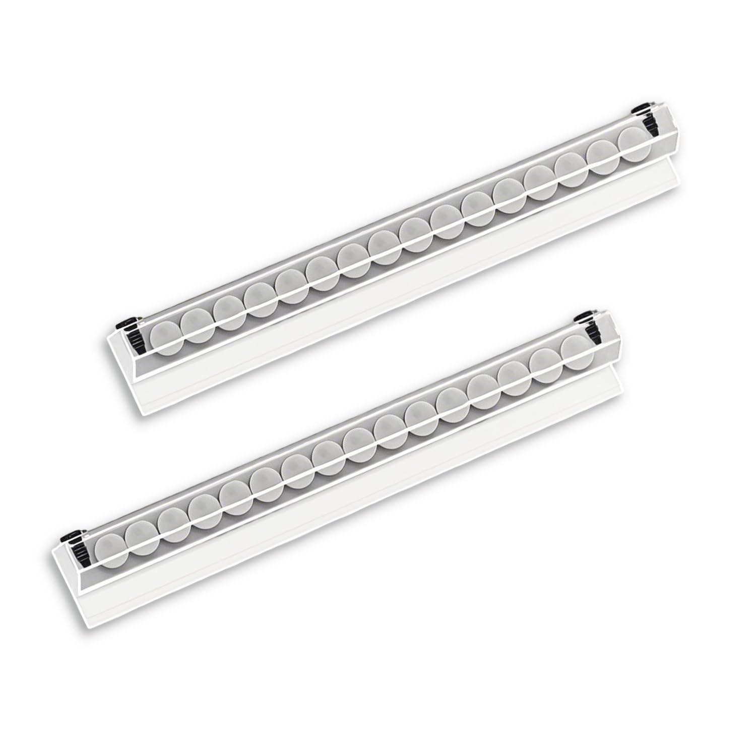 2 Pcs Restaurant Ticket Holders, Ticket Holder for Restaurant, No Drill Restaurant Order Ticket Holder,Ticket Rail Kitchen Receipt Holder(40cm/16inch,