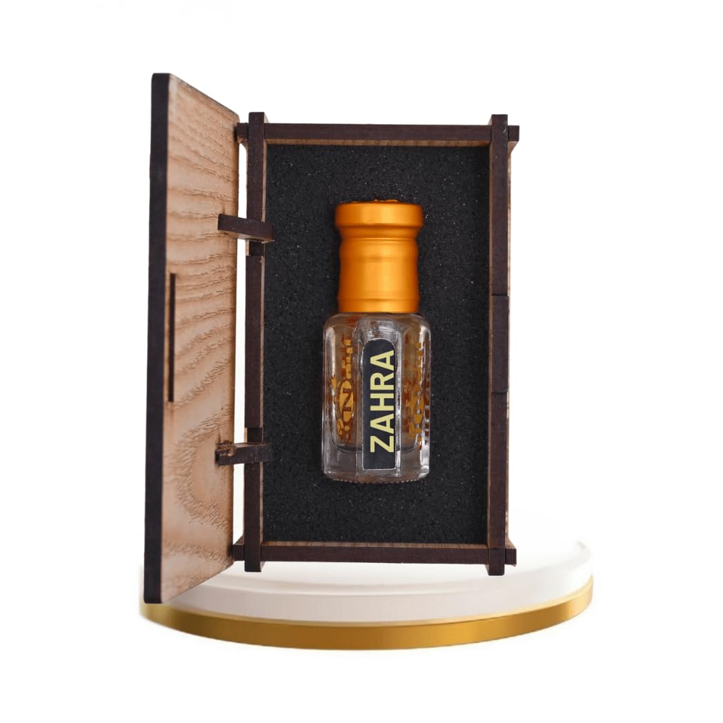 Alnaqi Zahra Attar-6 ml | Alcohol Free| Pack Of 1 | Original & Long Lasting Fragrance | Most Wanted Arabian Aroma |Unisex |