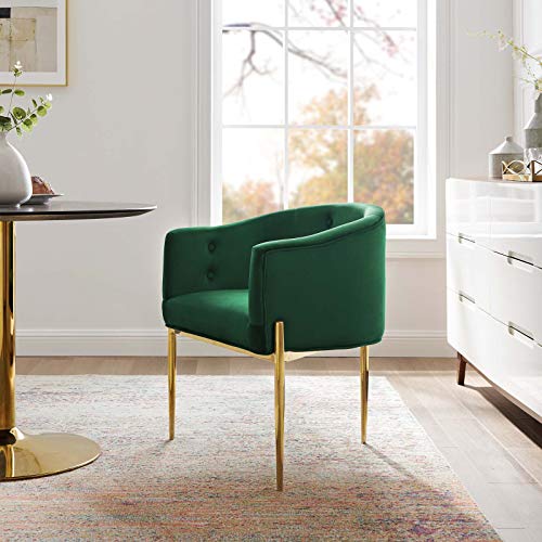 Sillón Tufted Terciopelo Verde Menta miniatura 1