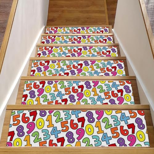 Peldaños de escalera evitan resbalones alfombras de seguridad para escalones de madera 2