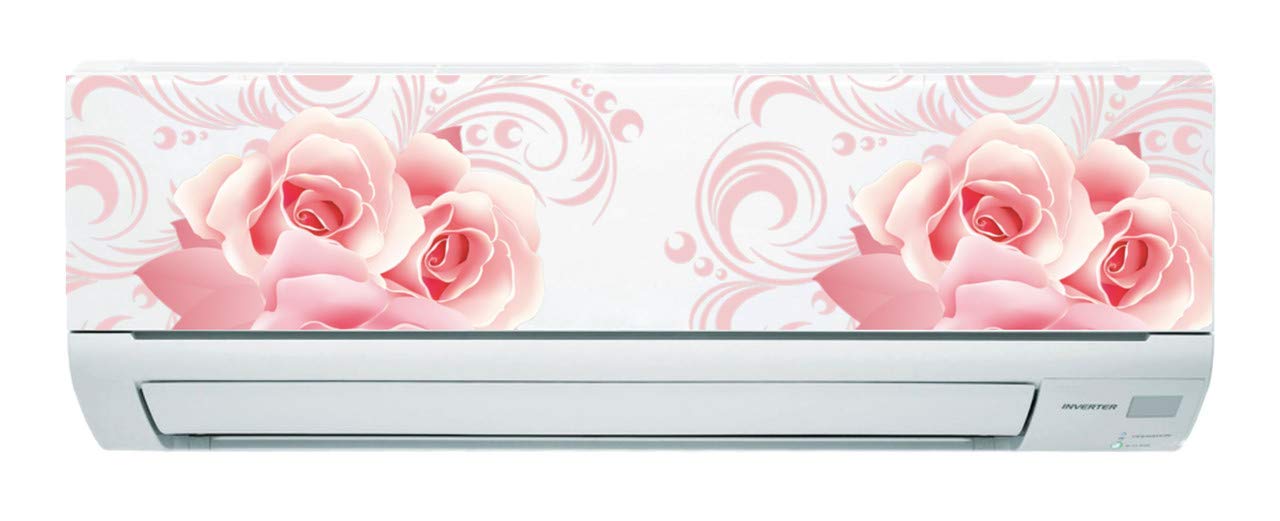 Delight Decor Pink Color Roses AC Sticker-image-3