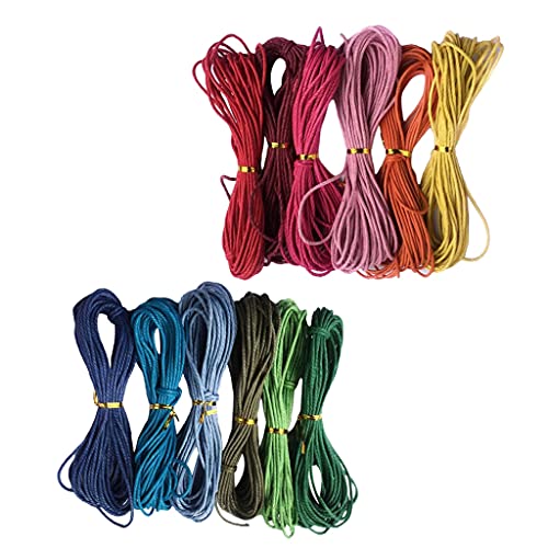Cordon macramé de 2mm pour fabriquer des bijoux d'été colorés