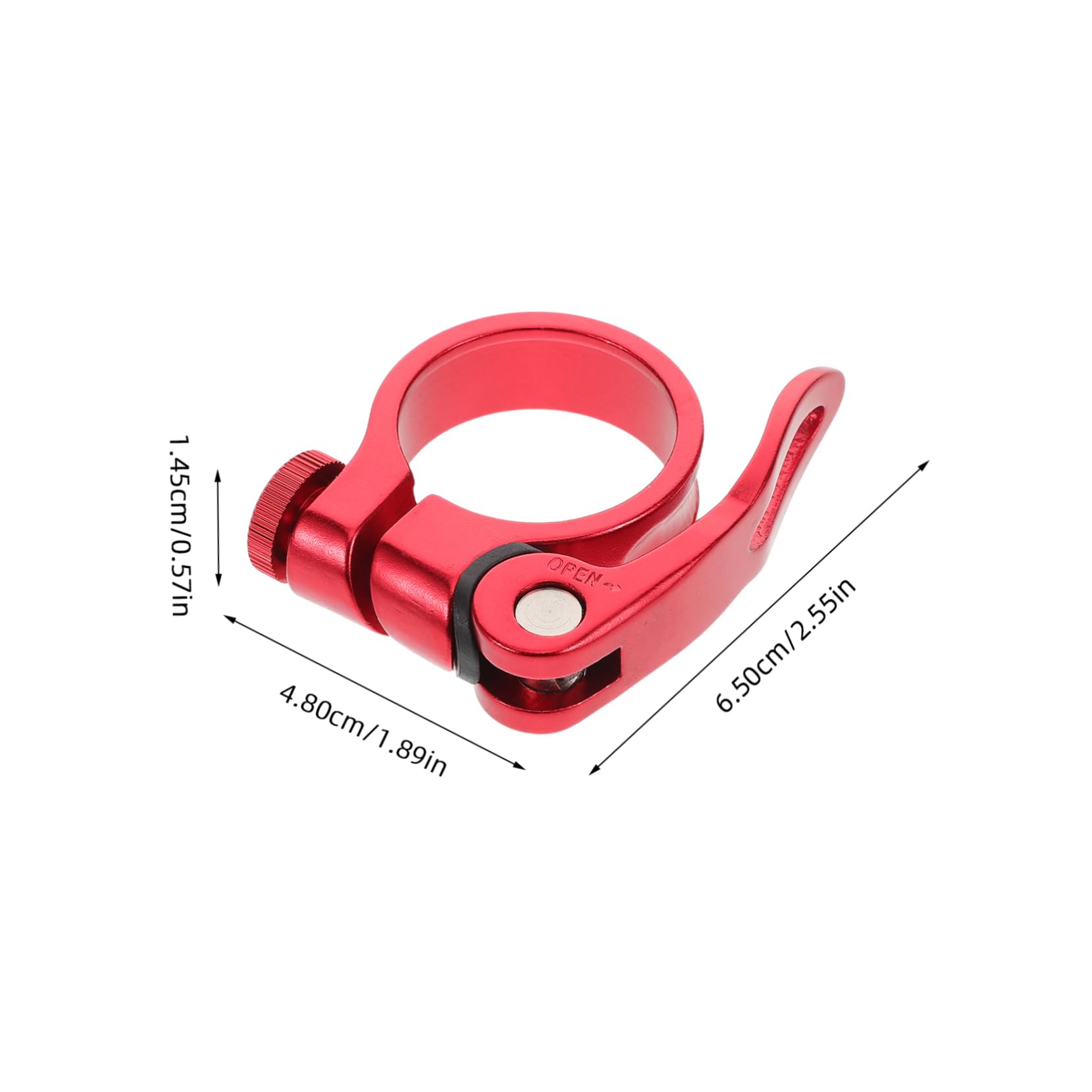 INOOMP Quick Release Aluminum Alloy Tube Clip for Road and Mountain Bikes Lightweight Durable Design for and Reliable Performance