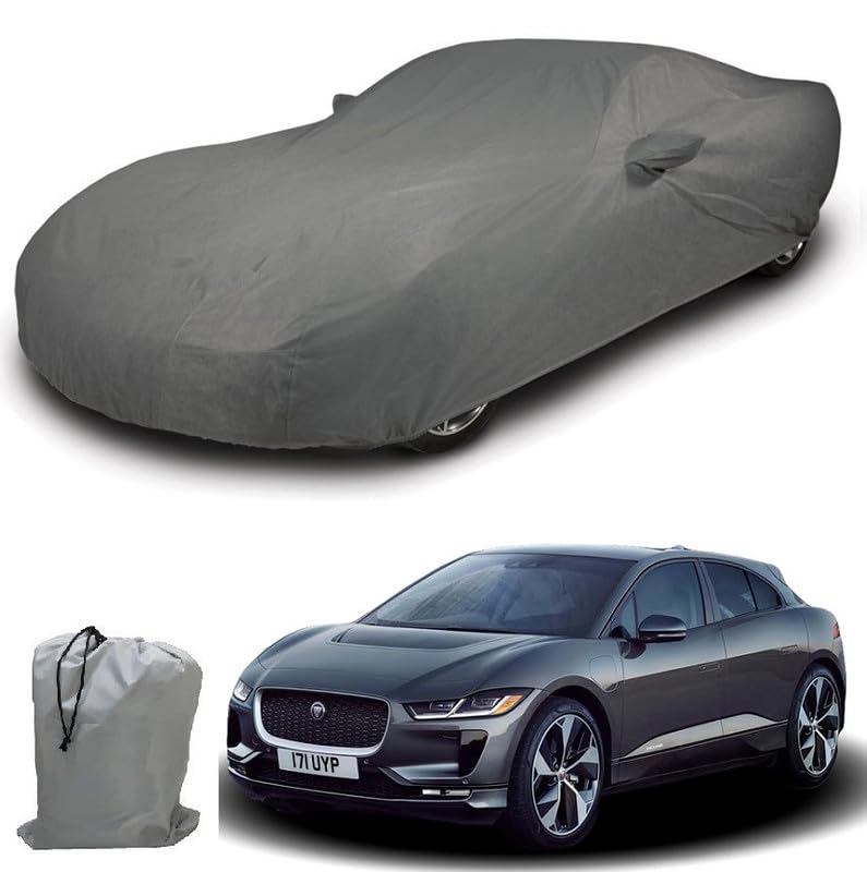 Image of ARCUATE Triple Layer Custom fit Car Body Cover for Jaguar I-pace |Top Layer Dustrproof | Middle Layer Waterproof | Bottom Layer Scratch Protection | Outdoor Indoor Fabric