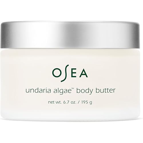 OSEA Undaria Algae™ Body Butter 6.7 oz - For Dry Skin - Ultra Hydrating Whipped Shea Butter + Ceramides - Vegan Skincare & Clean Bodycare - Thick Body Cream - For Extremely Dry Crepey Skin