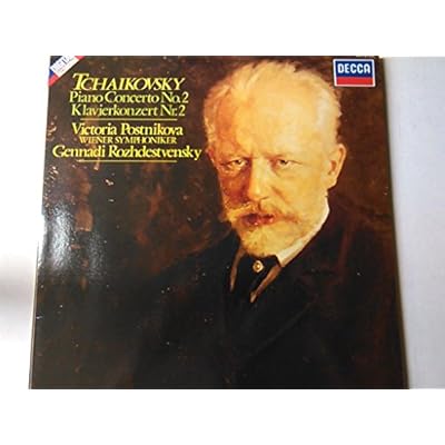 Piano Concerto n.2 in G major, op.44--VINYL-DEC 4101131-DECCA - Inghilterra-TCHAIKOVSKY Peter Ilyic (Russia)-POSTNIKOVA Victoria (pianoforte); ROZHDESTVENSKY Gennady (dir); Wiener Symphoniker