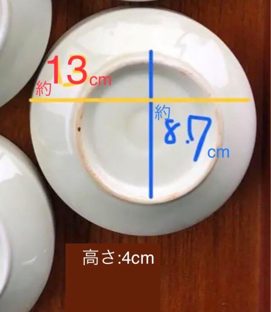 八角皿 伊万里 古代唐獅子 五寸皿 2枚 明治 大正 極上 八角皿 伊万里