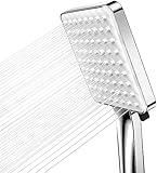 🛀[Einhand-Pressemodus]: Drücken Sie einfach mit einer Hand auf die Unterseite des Duschkopfs, um den Duschspray-Modus schnell und einfach zu ändern. Hinweis: Das Paket enthält: 1 x Duschkopf)