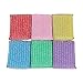 Jiacheng29_ 12 Piezas de Esponja de Limpieza de Doble Cara de Uso Brillante de Color Ultra Suave ecológico Cepillo de Esponja para vajilla