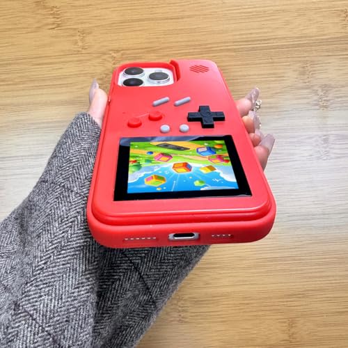 ERAKOLE Game Phone Case for iPhone 14 Pro Max Retro Video Game Cover Funny Playable Design, Shockproof Protective Gamer Case for iPhone, Classic Creative Birthday Gifts, Red by ERAKOLE - Used condition - Image 4