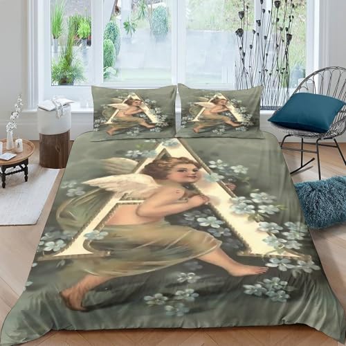 Housse de couette lit simple 140x200cm en microfibre imprimée 3D