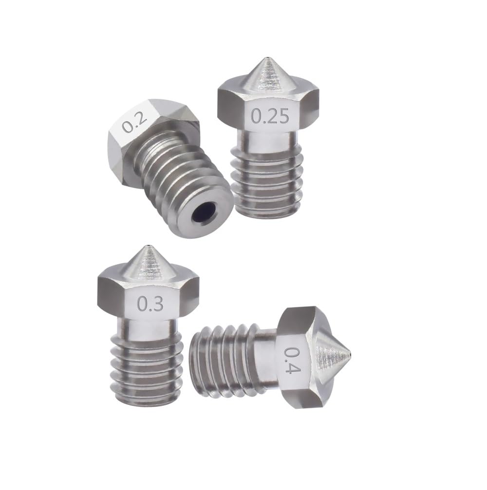 V5/V6 dysza klasy premium, 0,4 mm, miedziano-chromowo-cyrkonowa, chromowana cyrkonia, 1,75 mm, 1 sztuka
