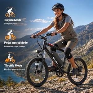 Qlaway 20 Inch Electric Bike for Adults, Peak 1000W Motor Ebike with 48V Removable Battery, Front Suspension, and Up to 40 Miles Range, Perfect for Commuting and Light Off-Road — photo 2 of 6