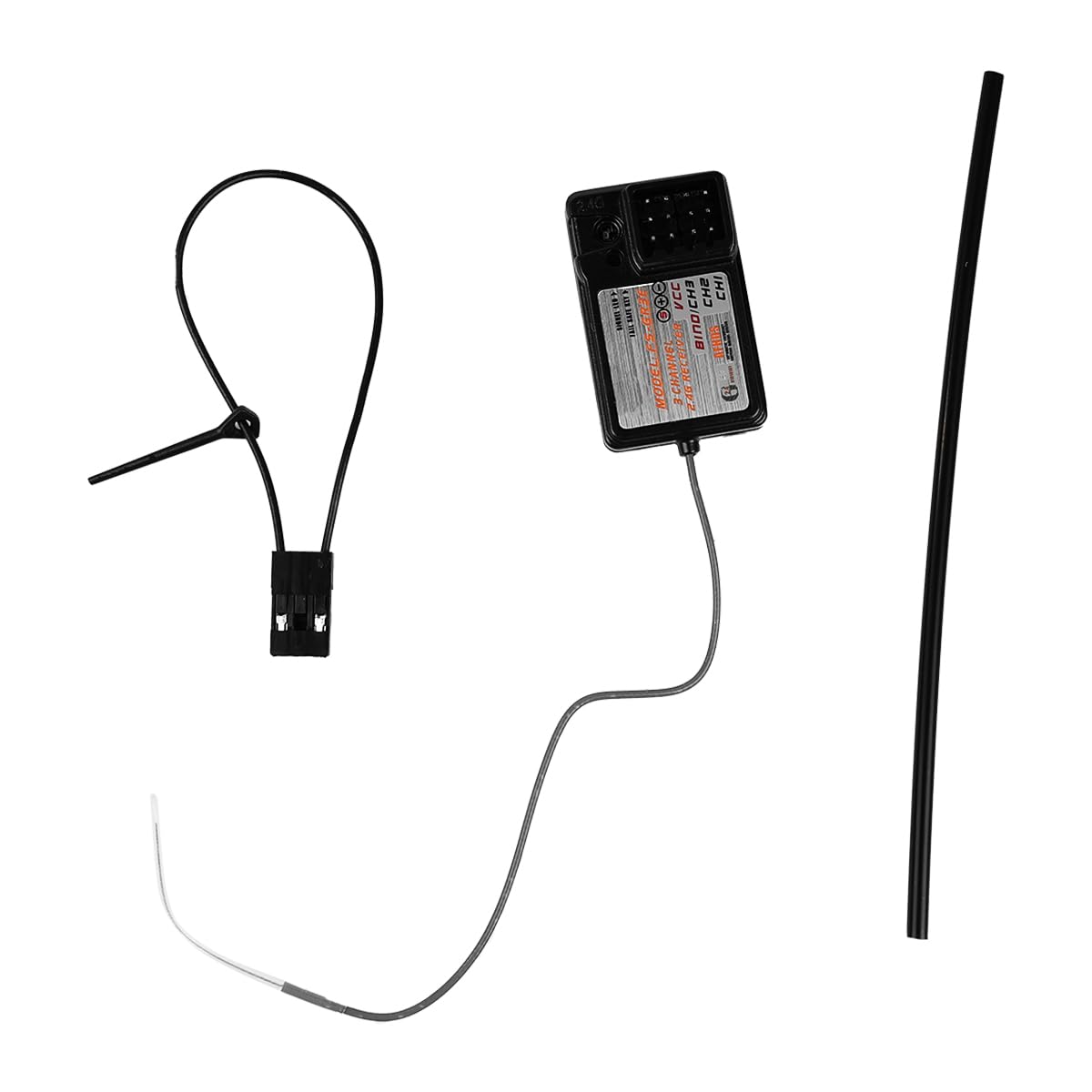 2.4G 3CH RC Receiver – AFHDS Technology for FS-GT2 FS-GT2B FS-GT3B FS-GT3C FZ-IT4S – Ideal for RC Cars and Boats