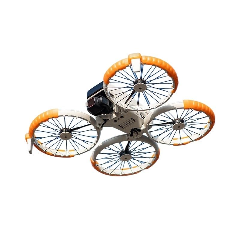 Compatible para VOLODYMYR Protector De Hélices Para DJI Flip | Anillos parachoques protegen hélices de daños por impacto(Orange)