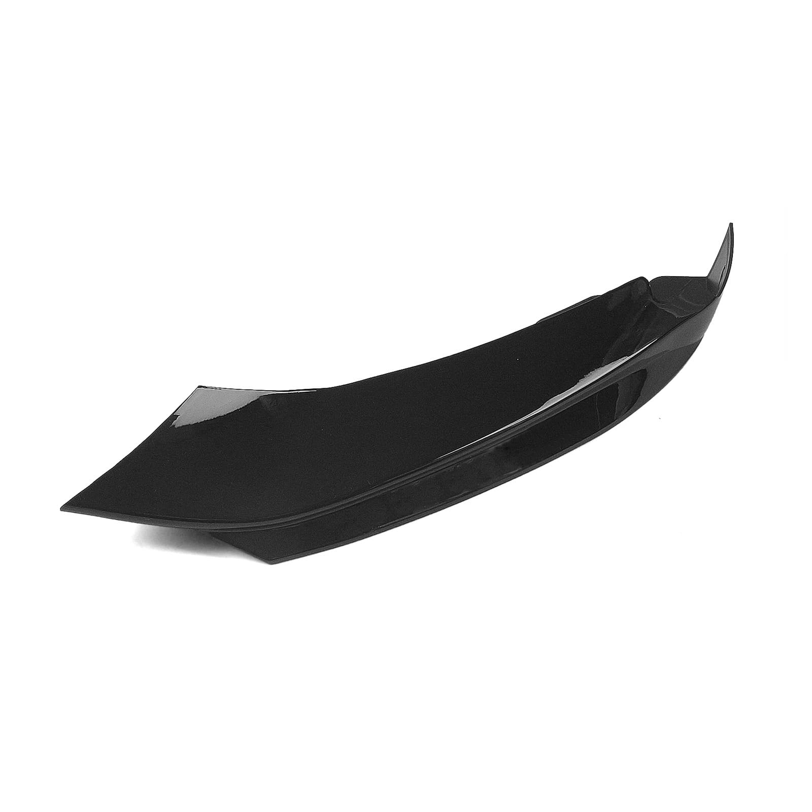 Lyjstore Osłona zderzaka przedniego, boczna, kompatybilna z BMW serii 4 F32, F33, F36 M-Tech 2014-2020, połyskliwa czerń/wygląd włókna węglowego, dolna warga rozdzielająca