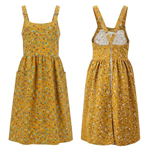 Cityelf Vintage Apron for Women with Pockets Adjustable Straps for Kitchen