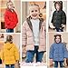 kids4ever Baby Kleinkinder Jungen Winterjacke Mantel 6-12 Monate Niedlich Plüsch Bärenohren Jacke Kapuzenjacke mit Reißverschluss Blau