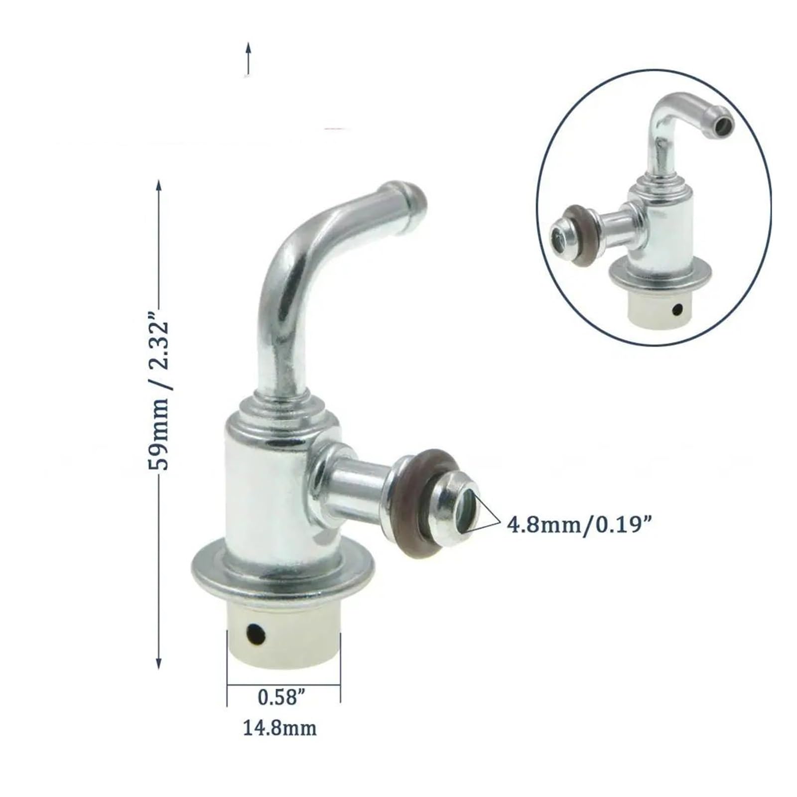 Régulateur de Pression d'injection de Carburant pour Honda Civic 1.7L 2001-2004 158-0563 23086 16015-S5A-930
