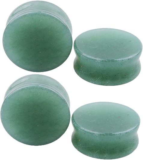 Écarteurs D'oreilles En Acier Chirurgical - 2 Tunnels Polis, Taille 8G (2.4mm)