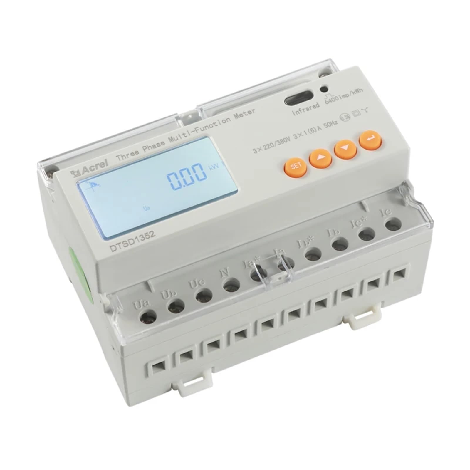 Système de stockage d'énergie domestique ADL3000-EA 80 A, compteur d'énergie triphasé à 4 fils à connexion directe(AKC Direct Connect)