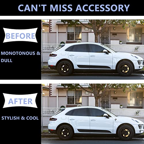 Image of 2pcs Cool Wolf Head Car Side /Rear /Front Decorations Badge Emblem 3D Self-Adhesive Nameplate Sticker for Car (Golden)