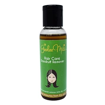 GEELEE MITTI DANDRUFF REMOVER for successful Elimination of Dandruff & Dry Scalp with Coconut, Neem & Olive Oil + Tea-Tree Essential Oil Hair Oil 100ml