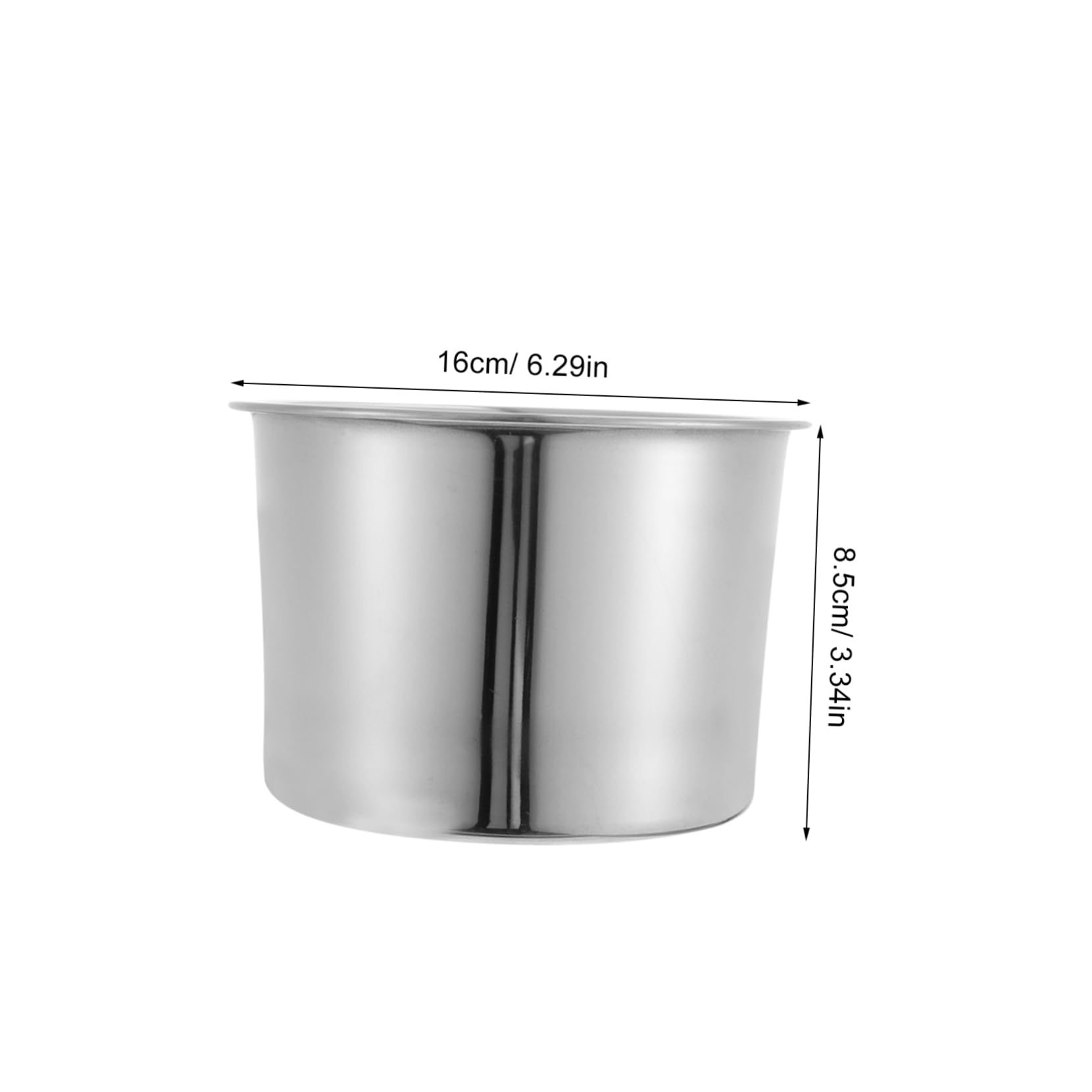 Veemoon Small Chocolate Melting Pot Stainless Steel Fondue Pot for Butter Cheese Candy
