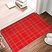 Clan Burnett Tartan Indoor and Outdoor Water Absorbing Quick Drying Door Mat, Suitable for Kitchen Carpets, Entrances, and Porches