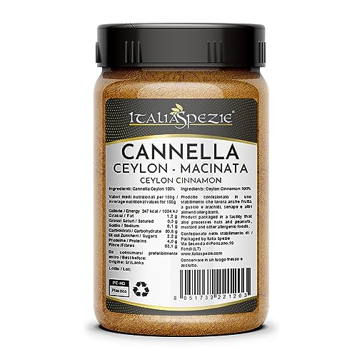 Cannella di Ceylon in polvere - Barattolo da 300 g