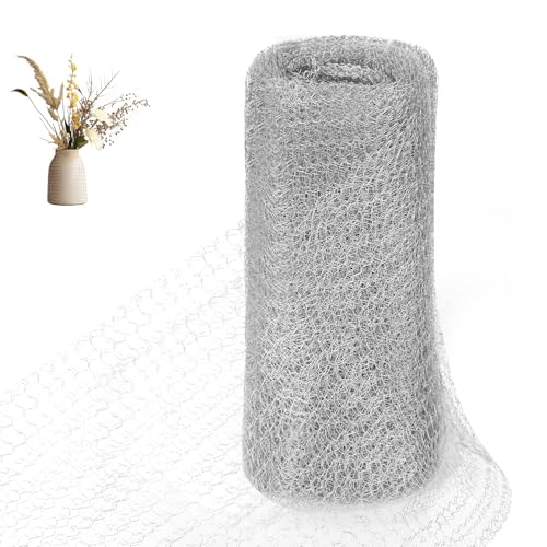 OFFCUP Rete Metallica, 12,7cm*6m Rete Metallica Maglia Piccola, Rete di Protezione Contro Lumache, Recinzione per Lumache, Protezione per Piante da Frutto, Lana per Giardino, Protezione Topi