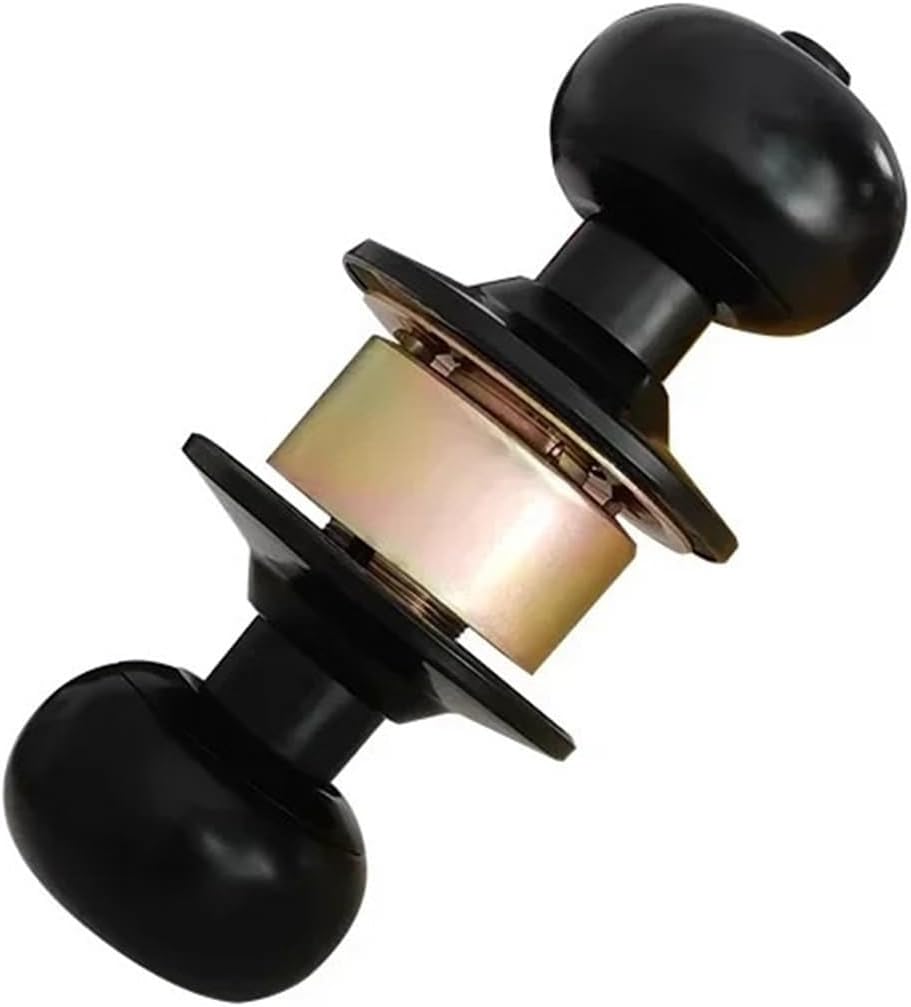 Zinc Alloy Black Old-Fashioned Lock with Key 70mm 1Pcs