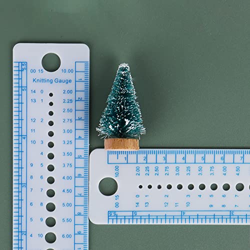 12 Stück Mini Weihnachtsbaum, Künstlicher Flaschenbürste Weihnachtsbaum für Weihnachten Dekorationen Tischdeko, Schaufenster, DIY Schneekugeln, Weihnachtskuchen und Geschenken, Miniatur-Weihnachtsbaum