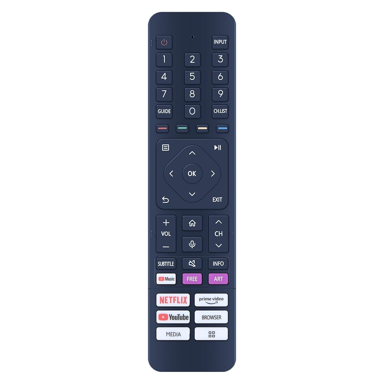 Zdalne sterowanie głosem dla ERF3A52 55U7HQ 55U70HQ 55U71HQ 55U72HQ 55U7HQCH 55U70HQCH 55U78HQNE 55U76HQ 55U77HQ telewizor