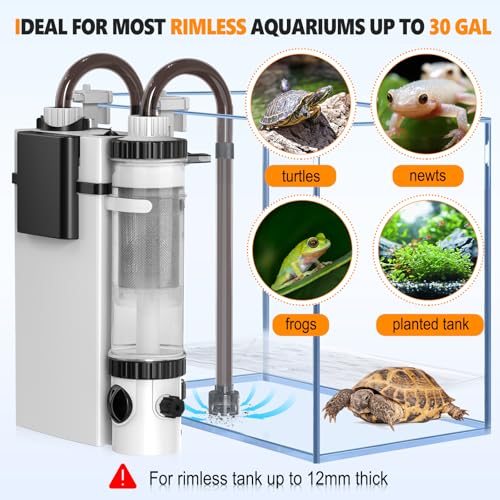 Image of hygger Quiet Hang On Back Aquarium Filter
