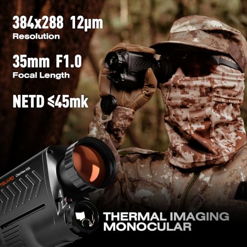 Clearview H35L Monocular de Imagen Térmica Resolución 384×288, Magnificación Base 2×, Zoom Digital 1× - 4×, Tipo C, IP65 miniatura 2