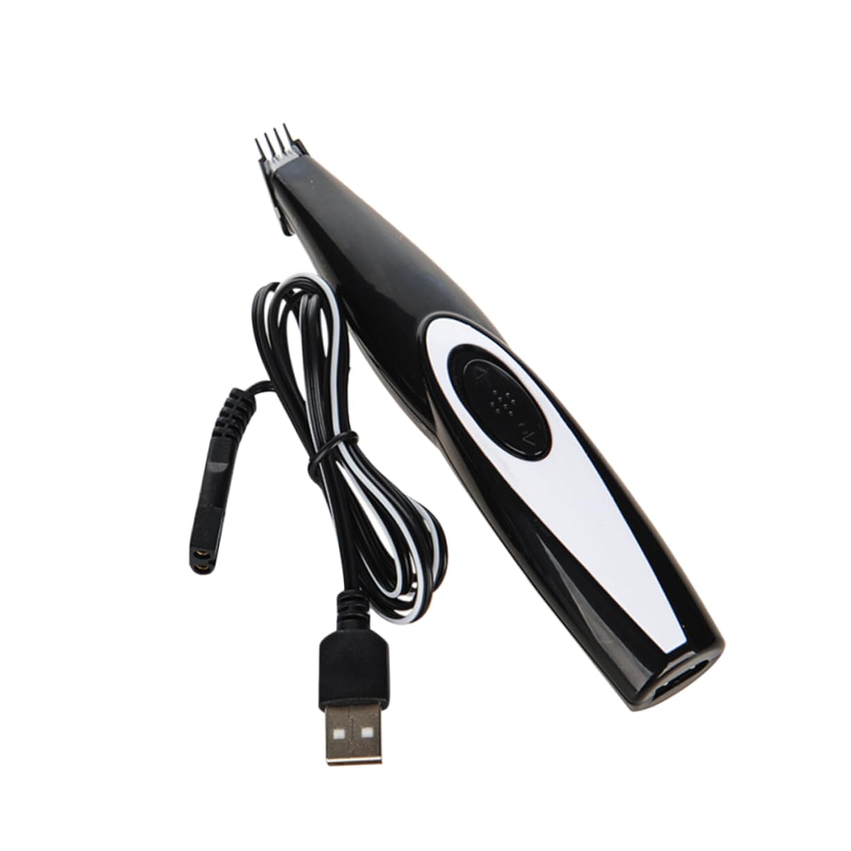 COLLBATH 1Pc Electric Pet Clippers with Ceramic Cutter Blades Professional Dog and Cat Hair Trimmer for Grooming Durable Design Easy to Clean and Change Blades Black